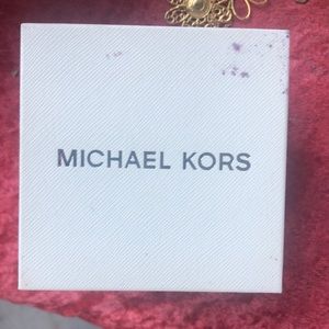 White Michael Kors Empty watch box